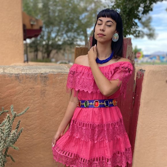 Mexican Campesina Dress - Picture 2 of 4